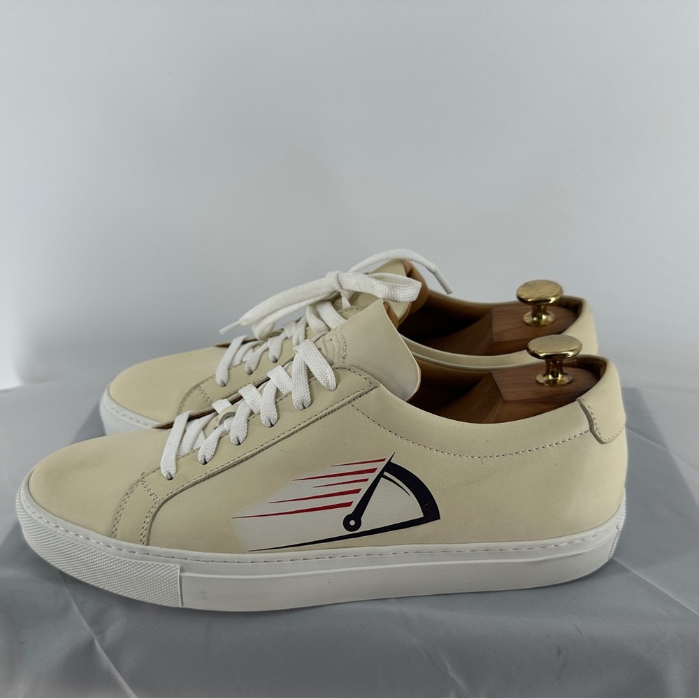 Gianni Gallucci cream leather sneakers - Picture 7 of 7